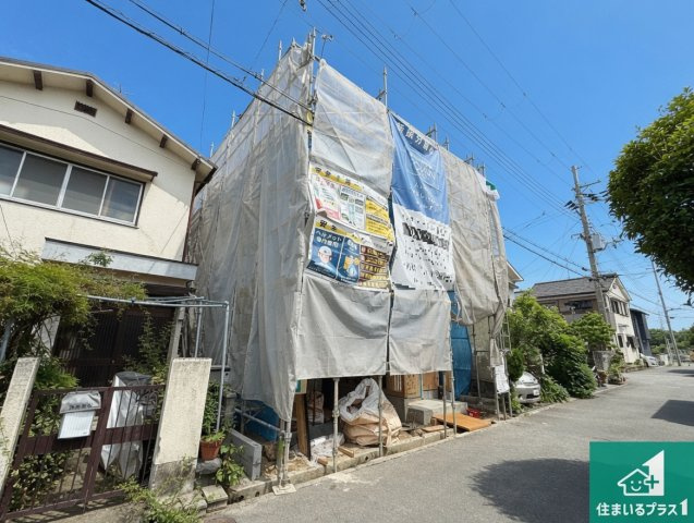 枚方市野村北町　第2期　新築一戸建ての外観|現在建築中！落ち着いた街並みで新生活を始めることが出来そう！周辺の物件も併せてご紹介させて頂きます！