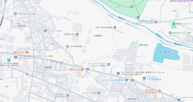 29日(土)30日(日)現地ご見学可能！　枚方市野村北町　限定1邸の地図