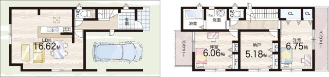 29日(土)30日(日)現地ご見学可能！　枚方市野村北町　限定1邸の間取り