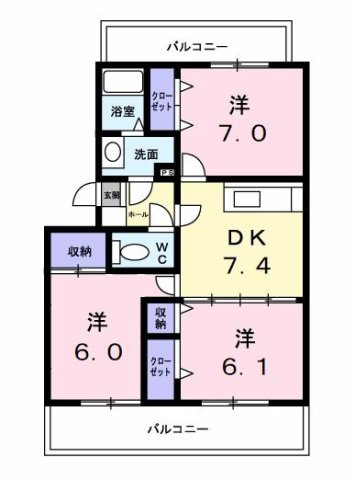 ランデックス緑ケ丘の間取り