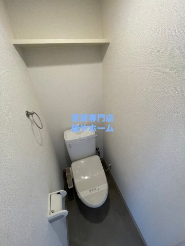エルミタージュ難波南Ⅱのトイレ|落ち着いた色調のトイレです