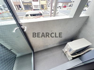 【バルコニー】 | THE　CITY　RESIDENCE　京都西大路 | 外からの目が気にならないバルコニーで洗濯物が干せます