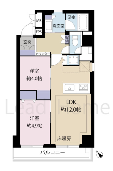 【間取り】 | オリエントニュー赤坂