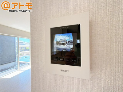 【セキュリティ】 | 沼津市西間門第10　新築一戸建て　1号棟 | TVモニター付きインターホンは防犯性に優れています！