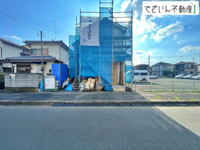 【前面道路含む現地写真】 | いろどりアイタウン熊谷市柿沼　新築住宅 | 現地(2026年7月撮影)