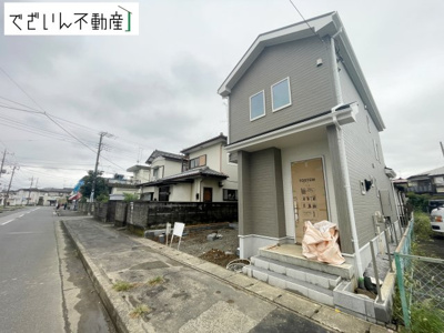 【前面道路含む現地写真】 | いろどりアイタウン熊谷市柿沼　新築住宅 | 現地(2026年9月撮影)