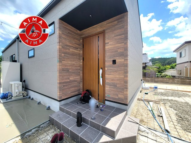 糟屋郡久山町大字山田第1-1棟（1号棟）の外観：施工例|おでかけの時も帰った時も、「我が家」を最初に感じでもらえる素敵な空間に。