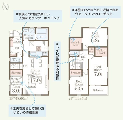 リーブルガーデン福津市花見の里第五の間取り