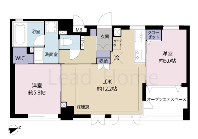 【間取り】 | グランシティ三田・三ノ橋