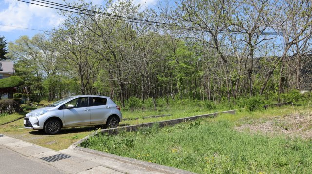 【土地】平の前面道路含む現地写真