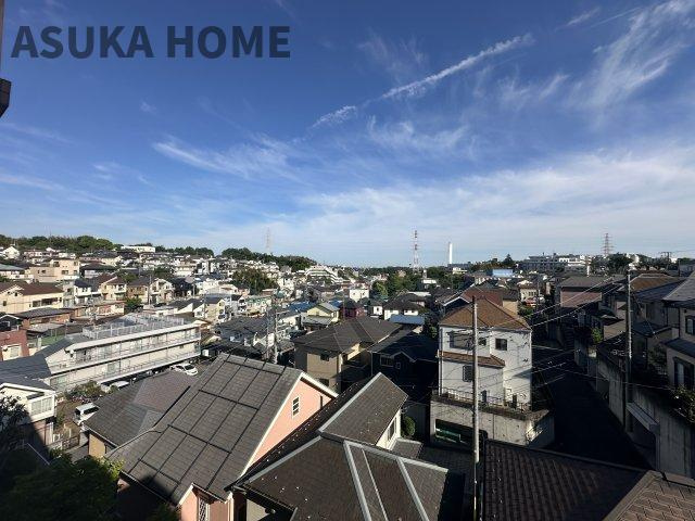 ソルシェ横浜西谷の展望|前面に棟がない街を一望する開放的な4階からの眺望♪ぜひ実際にご覧になって下さい。