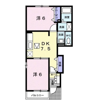 【間取り】 | アビタシオン　リュミエールⅡ