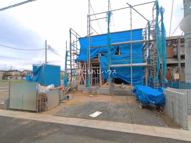 鴻巣市松原3丁目　新築一戸建て　（9区画）　05の駐車場|4/14撮影