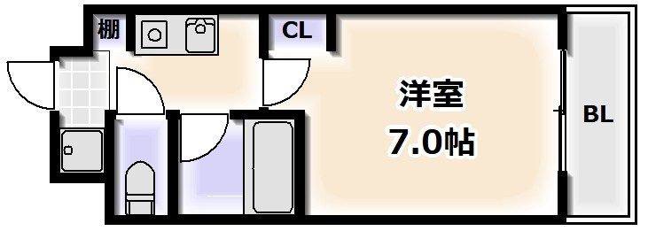 フレンドシップ1の間取り