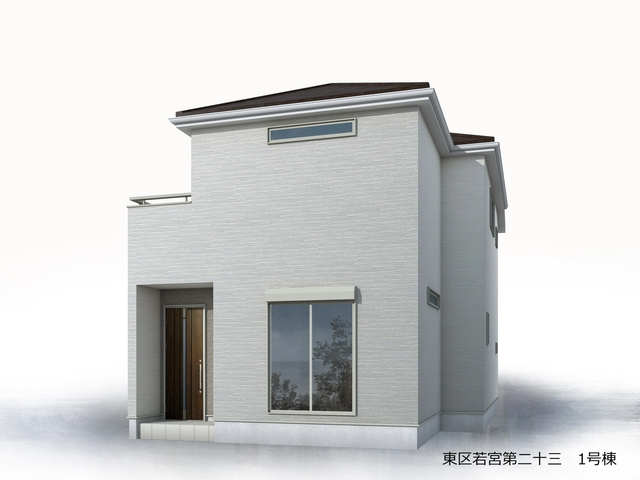 リーブルガーデン福岡市東区若宮第二十三の外観パース