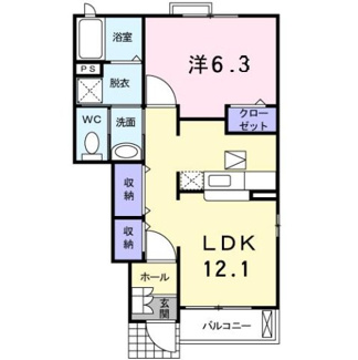 【間取り】 | プルメリアⅠ