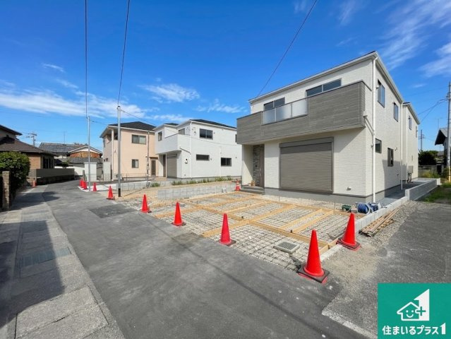 ★草津市川原　第2期　新築一戸建ての外観|現在建築中！落ち着いた街並みで新生活を始めることが出来そう！周辺の物件も併せてご紹介させて頂きます！