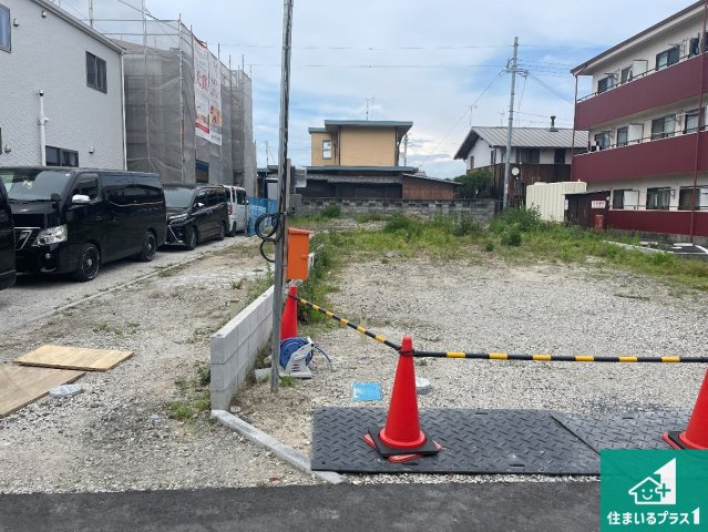 草津市川原　第2期　新築一戸建ての外観|周辺は落ち着いた街並みの住宅地！子育てがしやすい住環境です！まだ未完成ですが、現地でしかわからない事もございます。是非一度ご覧ください。
