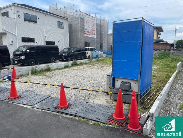 草津市川原　第2期　新築一戸建ての外観|周辺は落ち着いた街並みの住宅地！子育てがしやすい住環境です！まだ未完成ですが、現地でしかわからない事もございます。是非一度ご覧ください。
