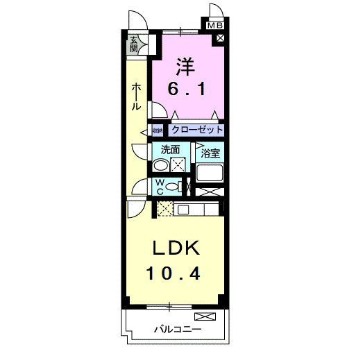 サン　フィールドⅡの間取り