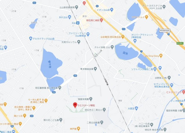 【地図】 | ウエステージ明石四番館　14階