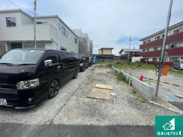 草津市川原　第2期　新築一戸建ての外観|周辺は落ち着いた街並みの住宅地！子育てがしやすい住環境です！まだ未完成ですが、現地でしかわからない事もございます。是非一度ご覧ください。