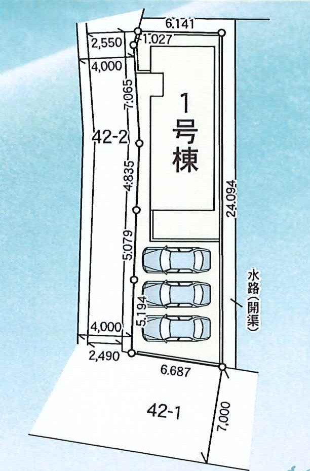 高崎上並榎町の区画図