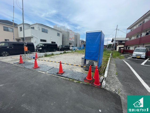 草津市川原　第2期　新築一戸建ての外観|周辺は落ち着いた街並みの住宅地！子育てがしやすい住環境です！まだ未完成ですが、現地でしかわからない事もございます。是非一度ご覧ください。