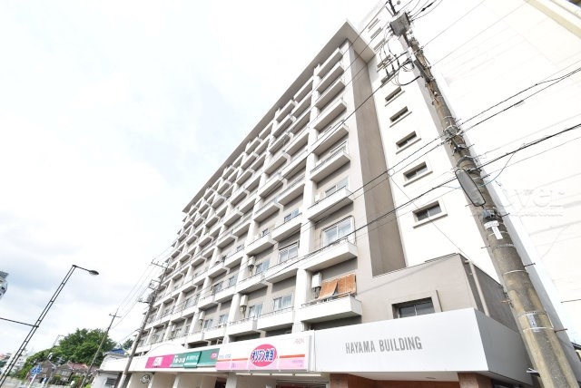 【外観】 | ハヤマビル | 私たち不動産業スタッフは、よく「いい面構えの建物です」「雰囲気ありますねえ」という言葉を使いますが、当マンションもまさにそのような姿で佇んでいます。～即日のご見学可能～　お問合せはお気軽にどうぞ。