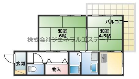 シャトーMOの間取り