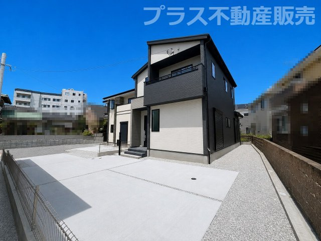 【外観】 | 福岡市南区鶴田4丁目5期　2号棟（全3棟）【仲介手数料無料・0円】 | 現地写真。同じ物件を見るなら、プラス不動産販売にお任せ下さい。