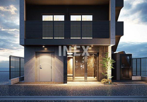 横浜市磯子区西町の賃貸マンションのエントランス