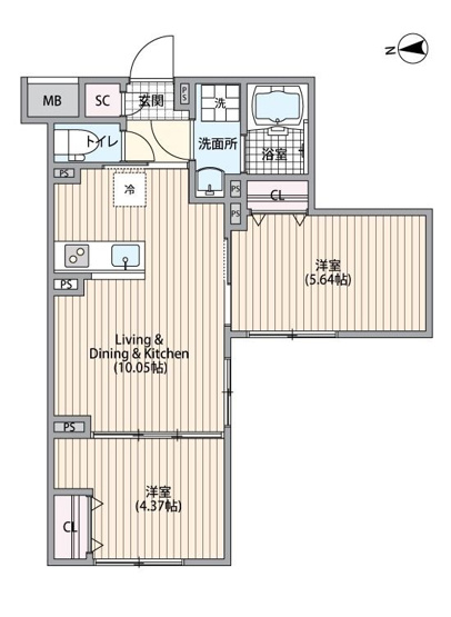 【間取り】 | OAK VILLA三軒茶屋
