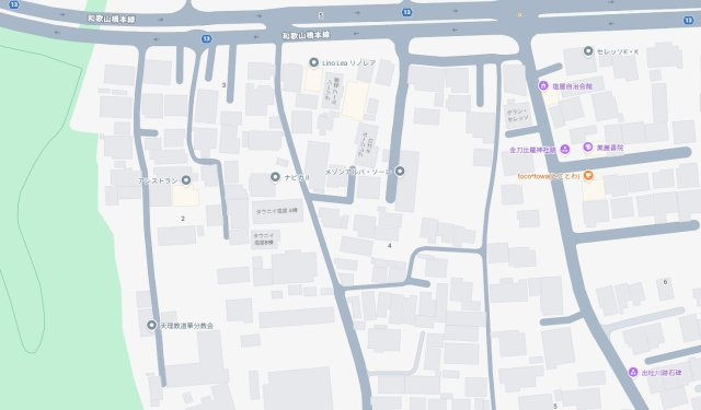 和歌山市塩屋　第4期　新築一戸建ての地図