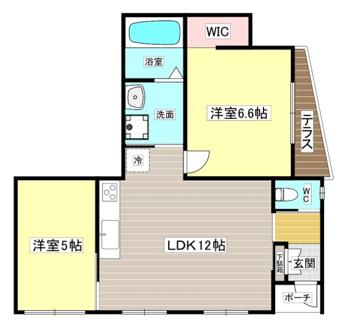 【間取り】 | NーＦＯＲＥＳＴ松並町