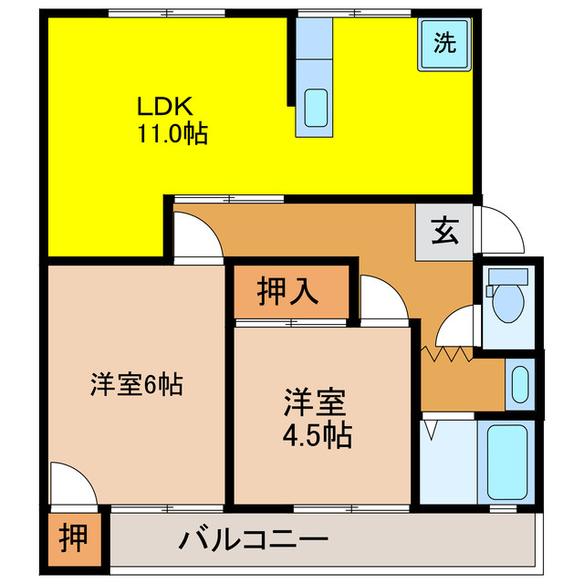 サンシャイン野田の間取り