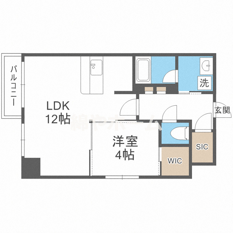 LEGALAND+難波南の間取り