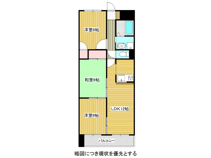 LONE STAR茶屋ヶ坂の間取り