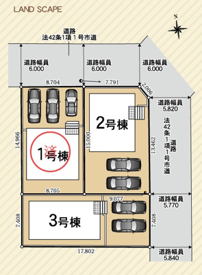 【区画図】 | 沼津市西間門第10　新築一戸建て　2号棟