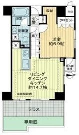 サンクタス四谷・曙橋ルーセンシティの間取り