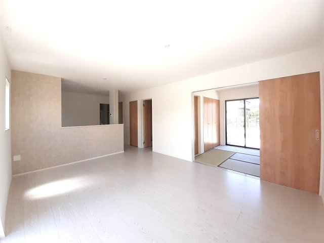 熊本市南区元三町１丁目の新築一戸建の居間・リビング