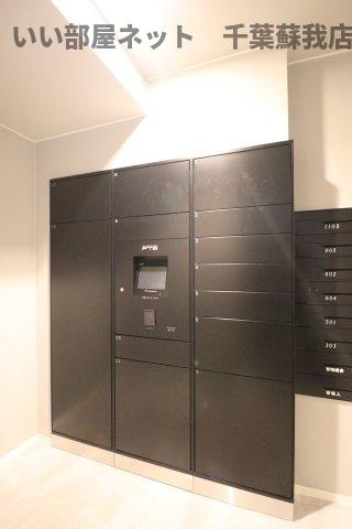 センチュリー千葉みなとのその他共用部分|宅配ボックスがあると、自分の時間を有効活用できますね！