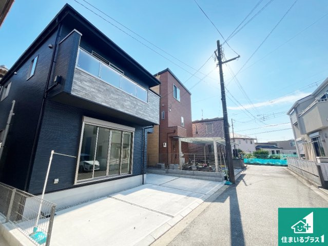 明石市大久保町大窪　第19期　新築一戸建ての前面道路含む現地写真|車通りの少ない前面道路！お子様がいらっしゃるご家族でも安心！