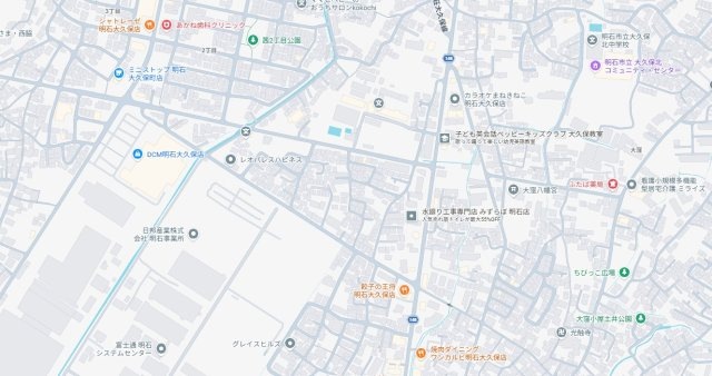 明石市大久保町大窪　第19期　新築一戸建ての地図