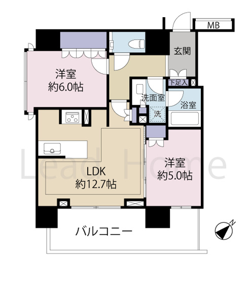 【間取り】 | ザ・パークハウスアーバンス東五反田