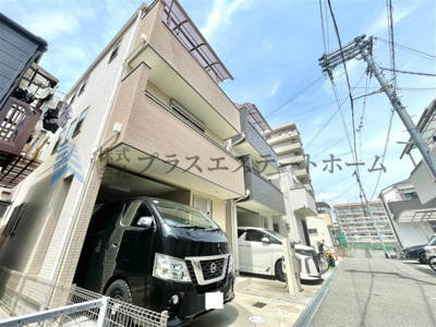 【外観】 | 兵庫区湊川町8丁目　戸建 | ハイルーフ車可能な車庫付き♪平成23年11月築♪
