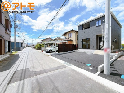 【前面道路含む現地写真】 | 沼津市西間門第10　新築一戸建て　3号棟 | 前面道路は車通りが少なく安心♪