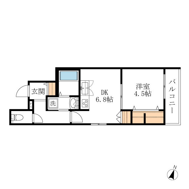 HEBEL　MAISON　中野町の間取り