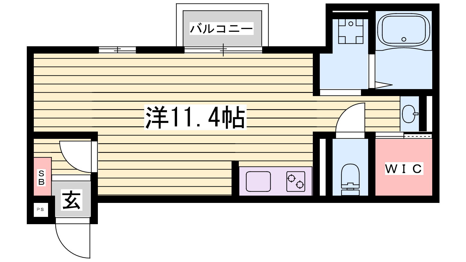 シャルマン　ヴィオラの間取り