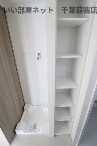 センチュリー千葉みなとの洗面所|広い洗面スペース